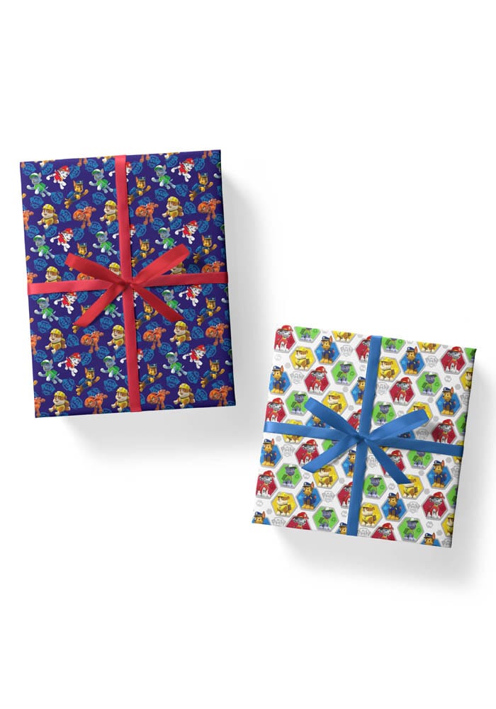 paw patrol gift wrapping sheets combos