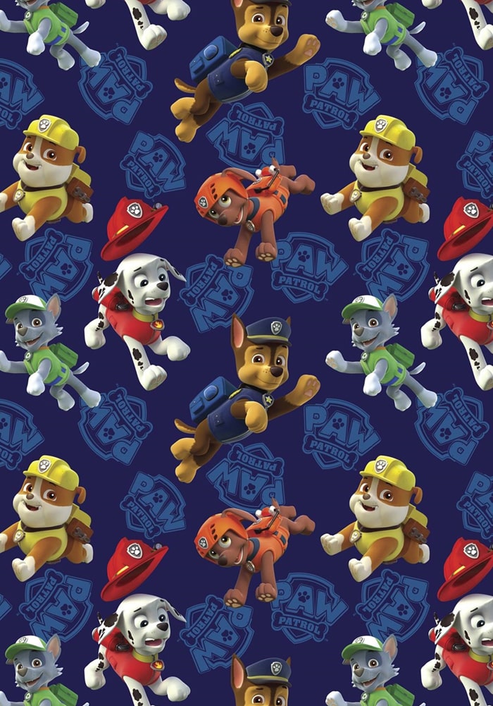 paw patrol wrapping paper for gifts