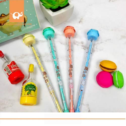 fancy pencils with stamps