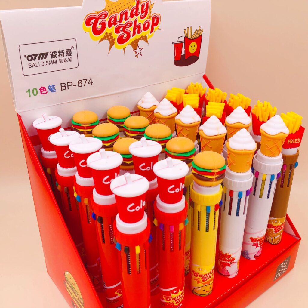 fast food 10 in 1 pens