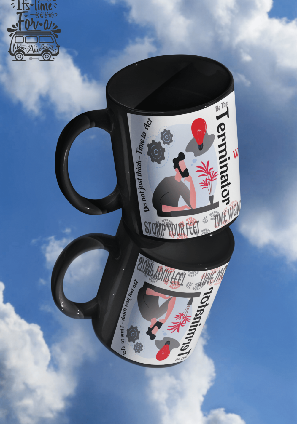 the terminator mug innovative and designer mug motivational mug creative mug designer and innovative