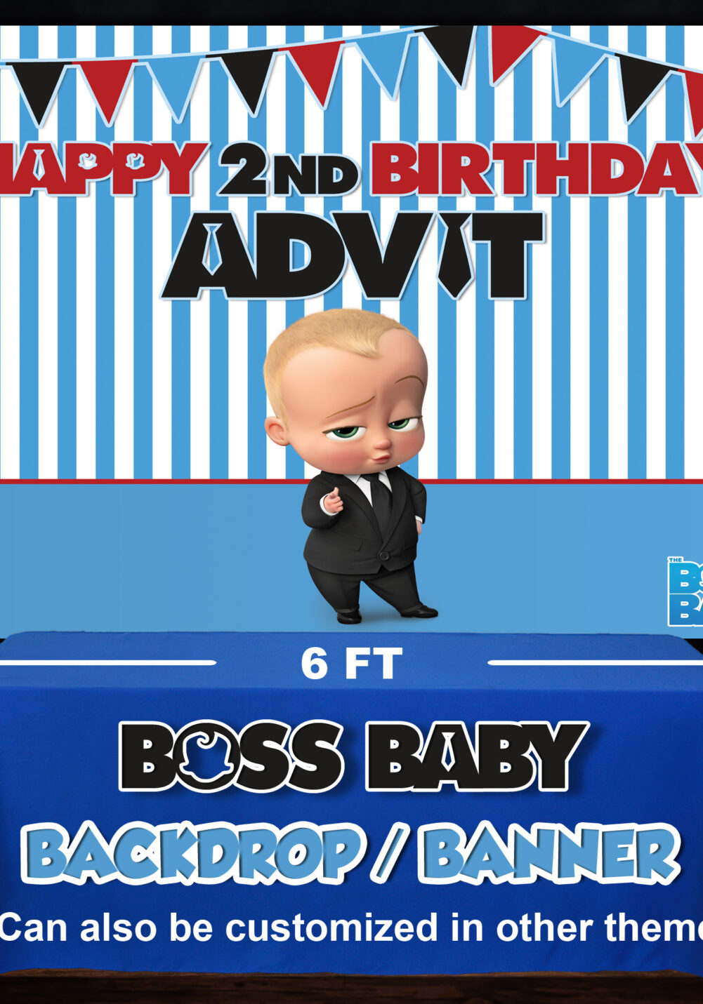 baby boss theme backdrop for photo shoot baby boss theme birthday