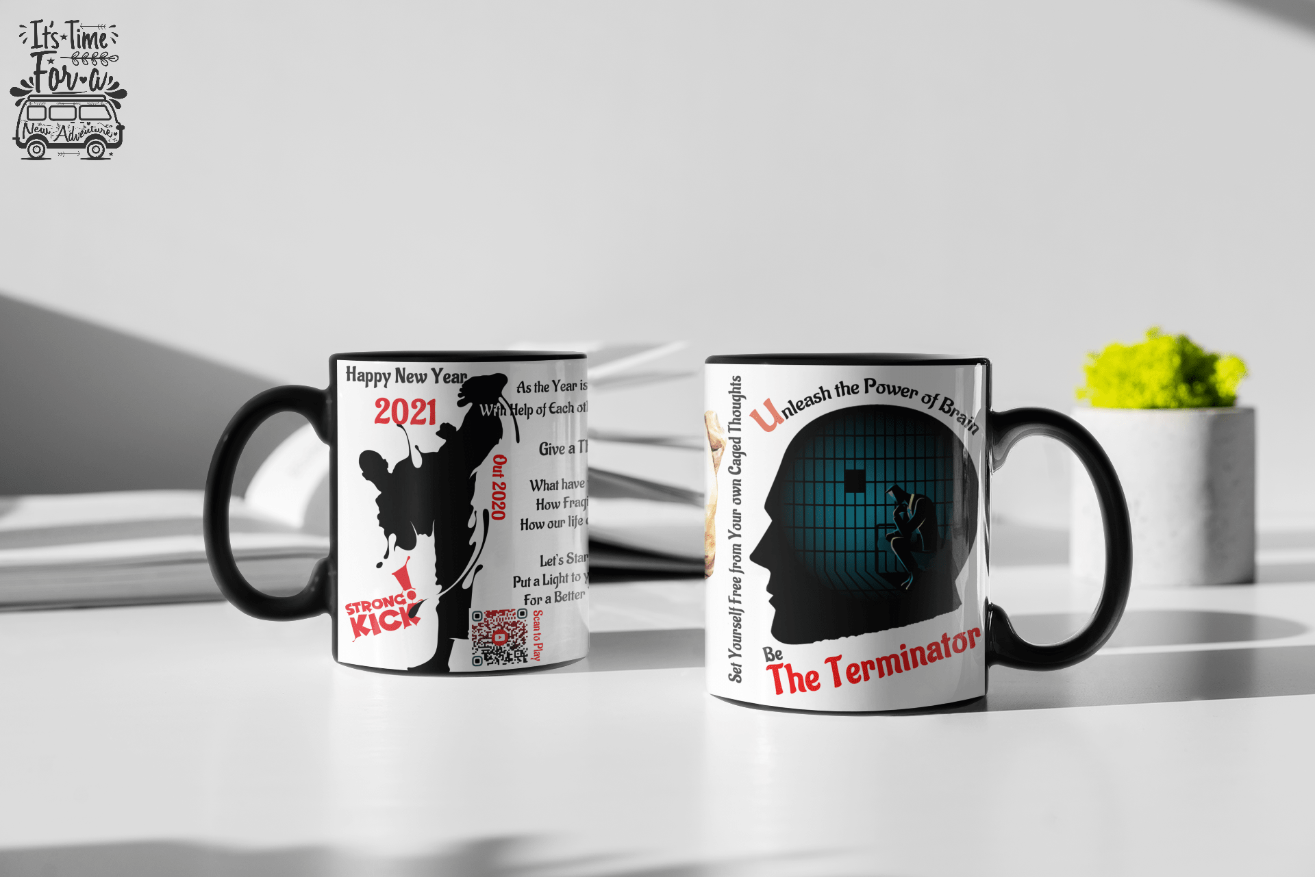 magical and creative terminator series mug