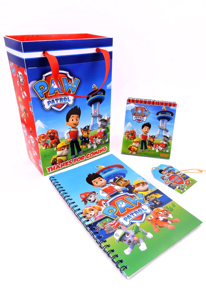 return gifts for paw patrol theme