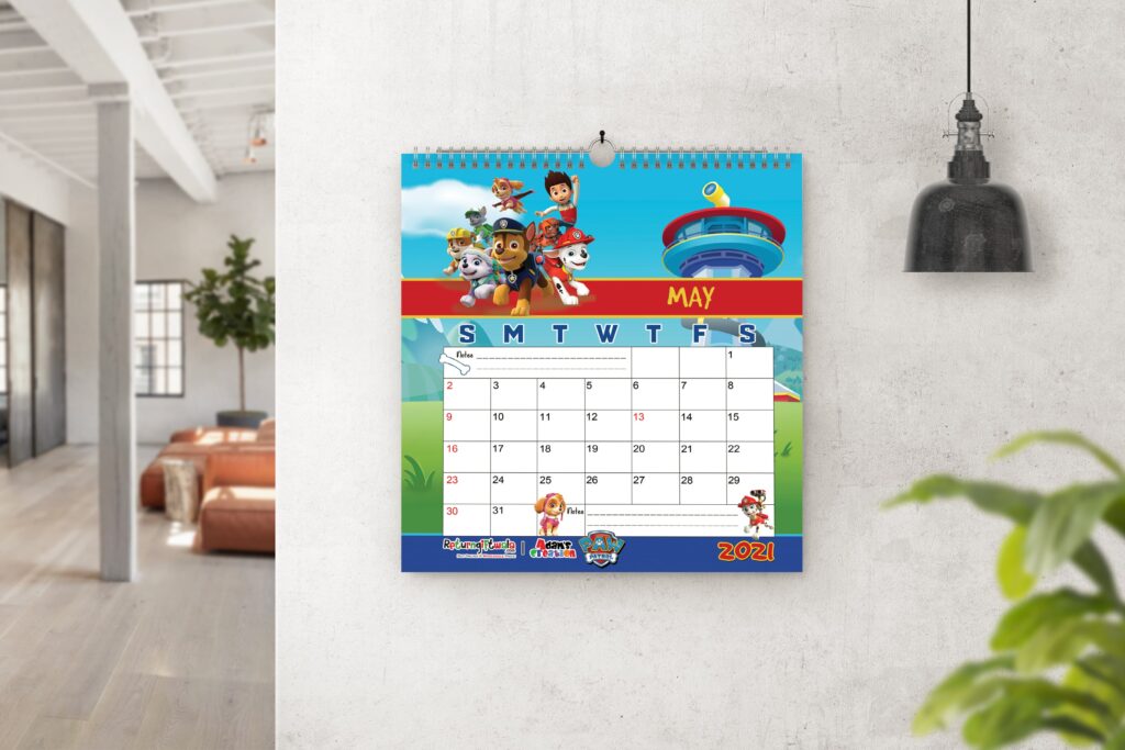 paw patrol calendars