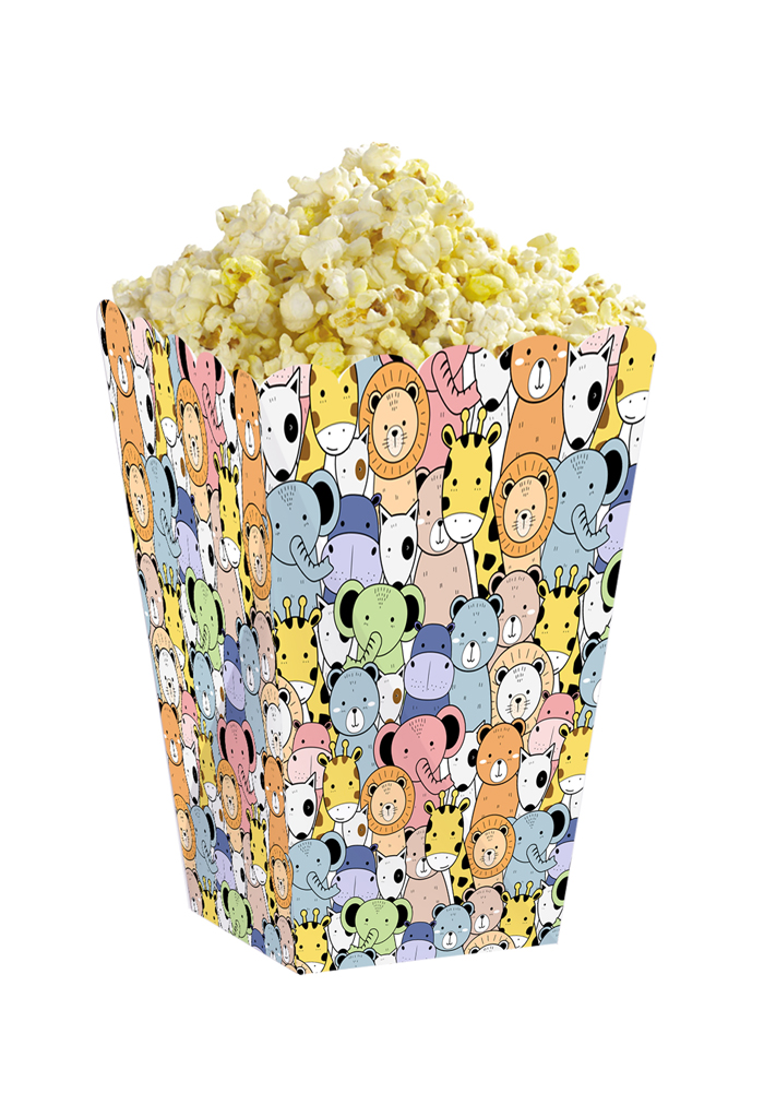 animal theme popcorn holder