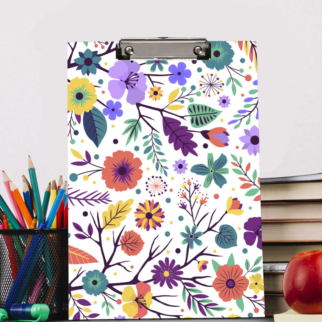 colored flower exam board