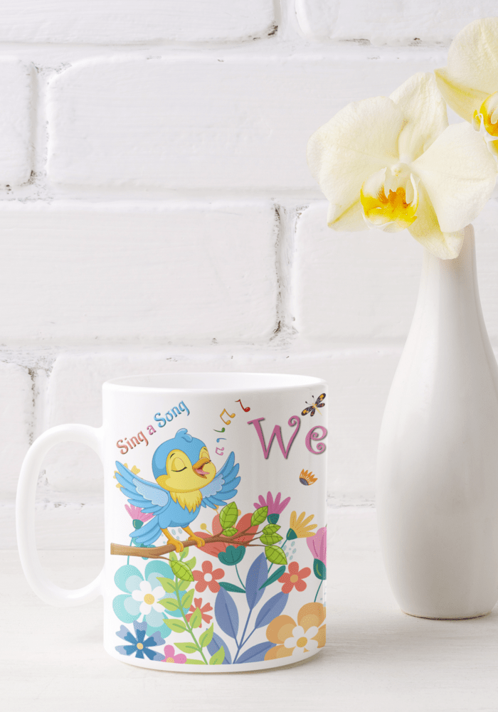 spring theme party mug