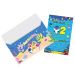 baby shark theme invitation