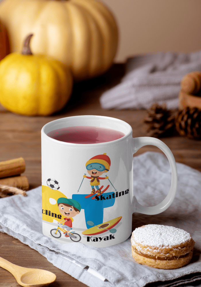 milk mug sports theme