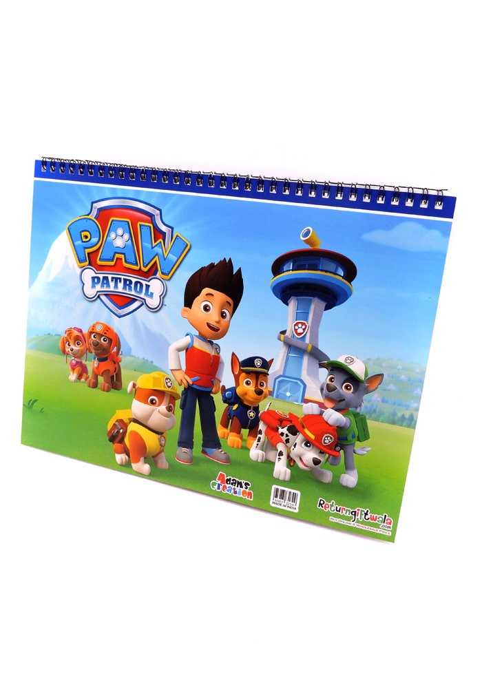 paw patrol big drawing book