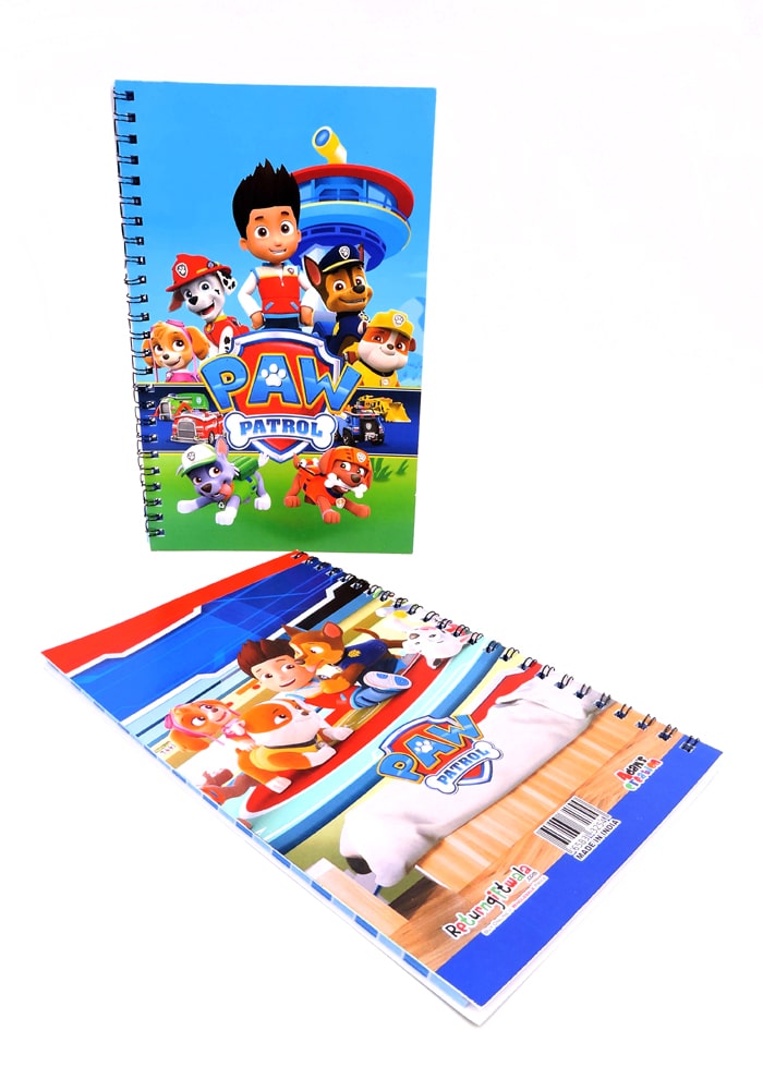 paw patrol theme diary return gifts for kids