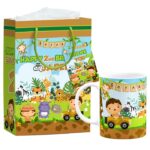safari theme jungle theme mug and paper bags