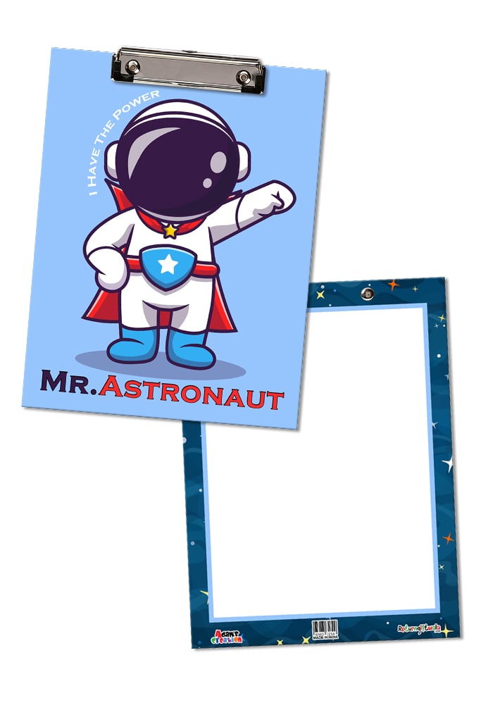 mr astronaut clip board