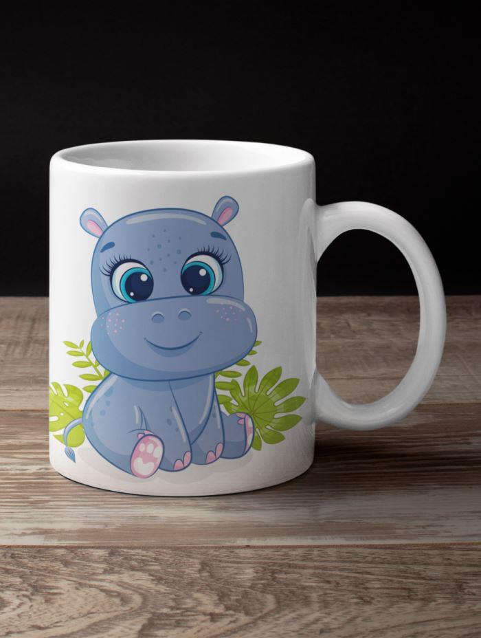 hippopotamus coffee mug cute hippo