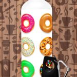 donuts theme high grade beautiful printed bottle
