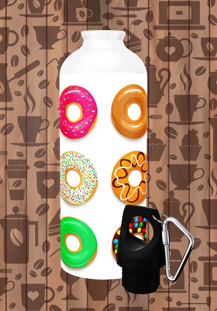 donuts theme high grade beautiful printed bottle