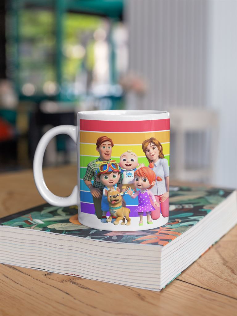 cocomelon themecoffeemug for returngifts