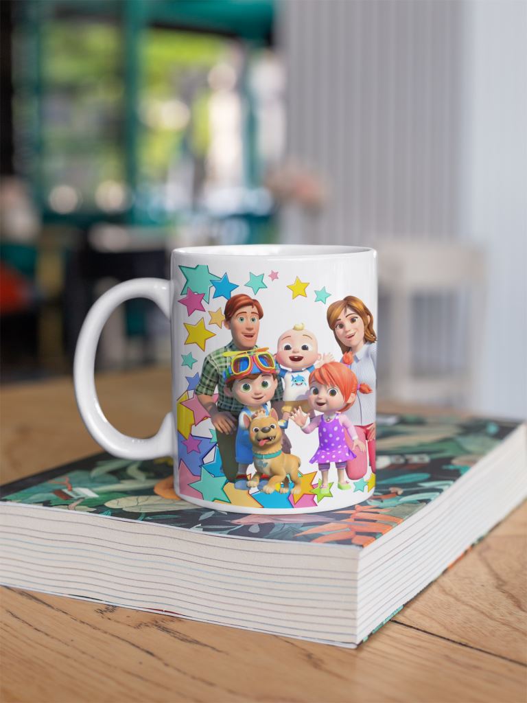 cocomelon themecoffeemug for returngifts