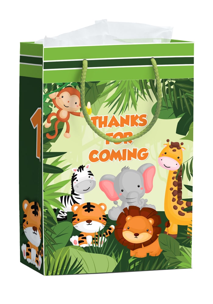 animal theme paper bags