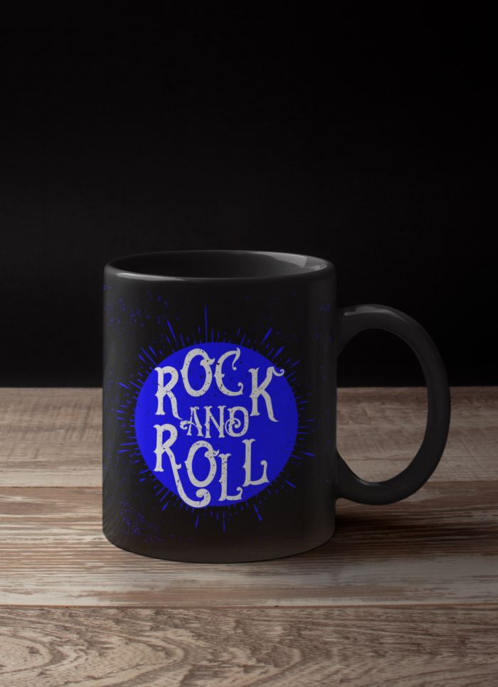 rock and roll mug rock theme party