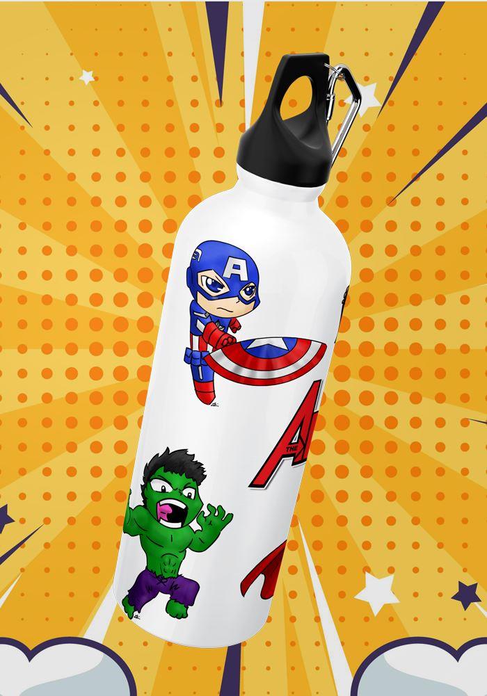 avengers bottle metal kids