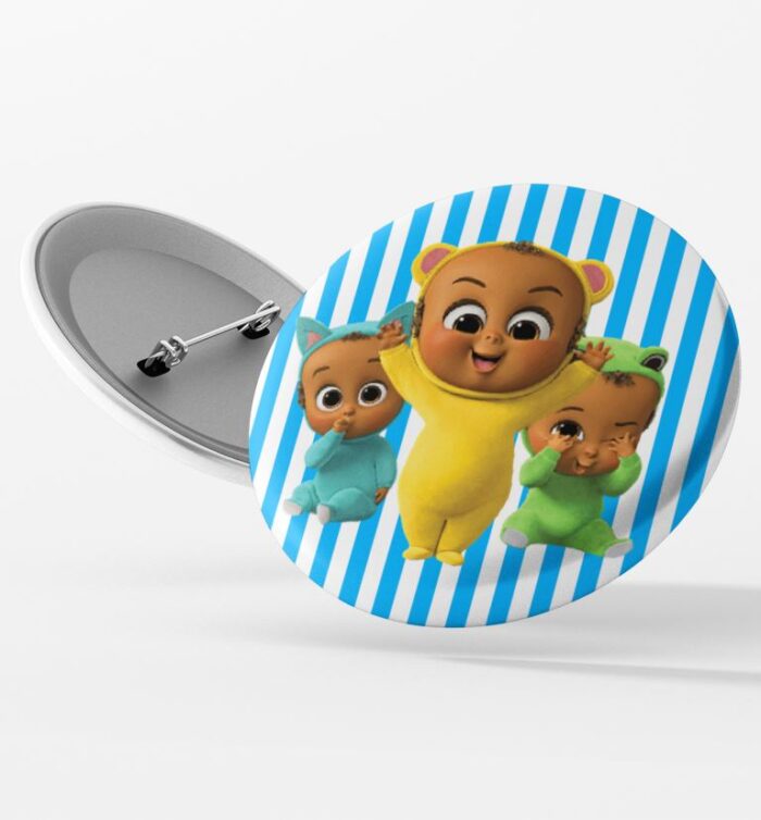 boss baby theme badges