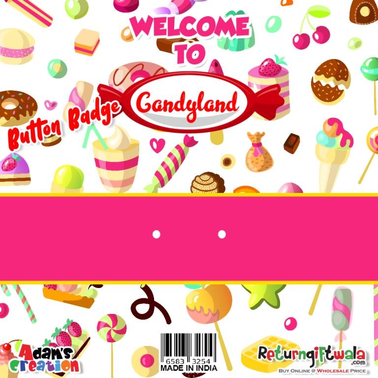 candy land themepacking