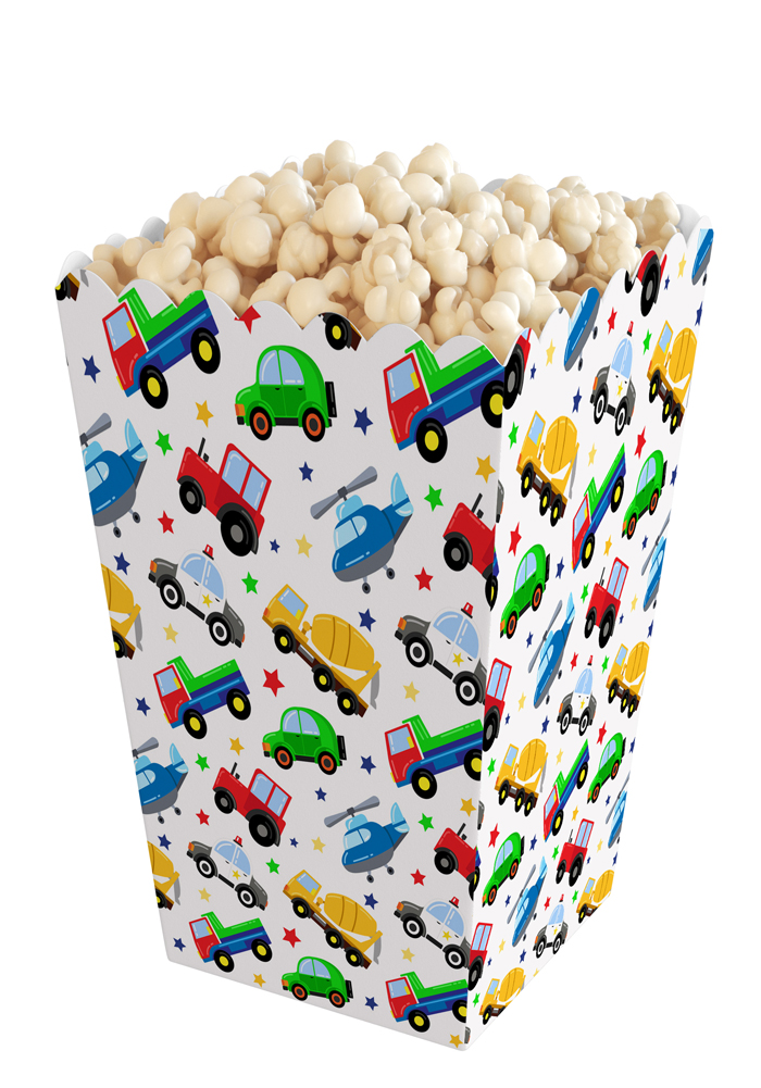 cars theme popcorn box
