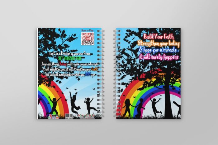 Rainbow Theme notebook for Return Gifts