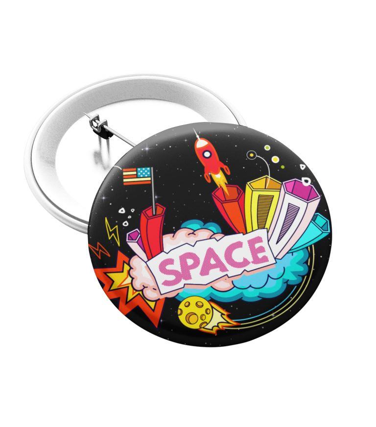 space pattern pins