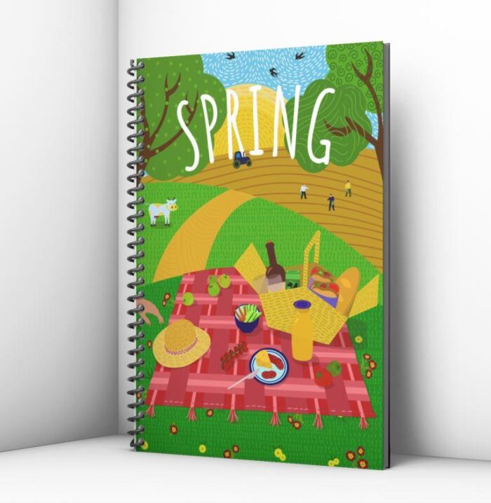 Spring Theme Notebook for Return Gifts