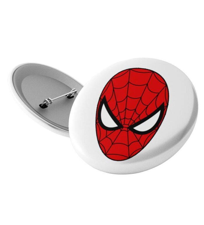 Spiderman Theme Badges For Party