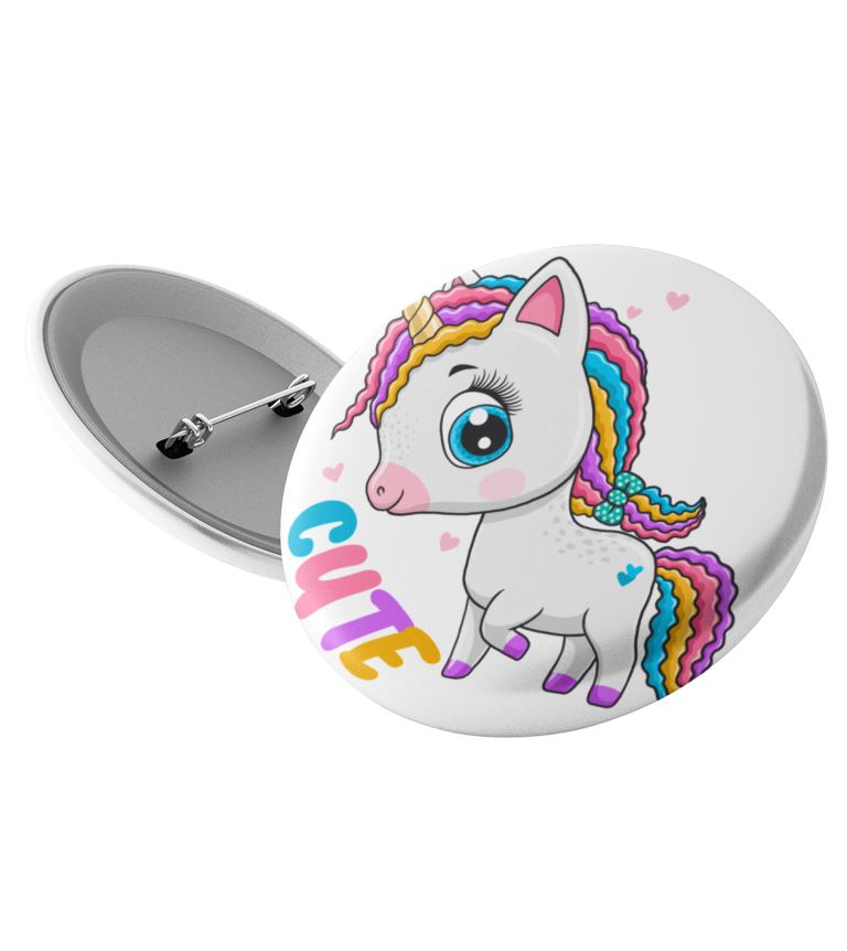 unciorn pin badge