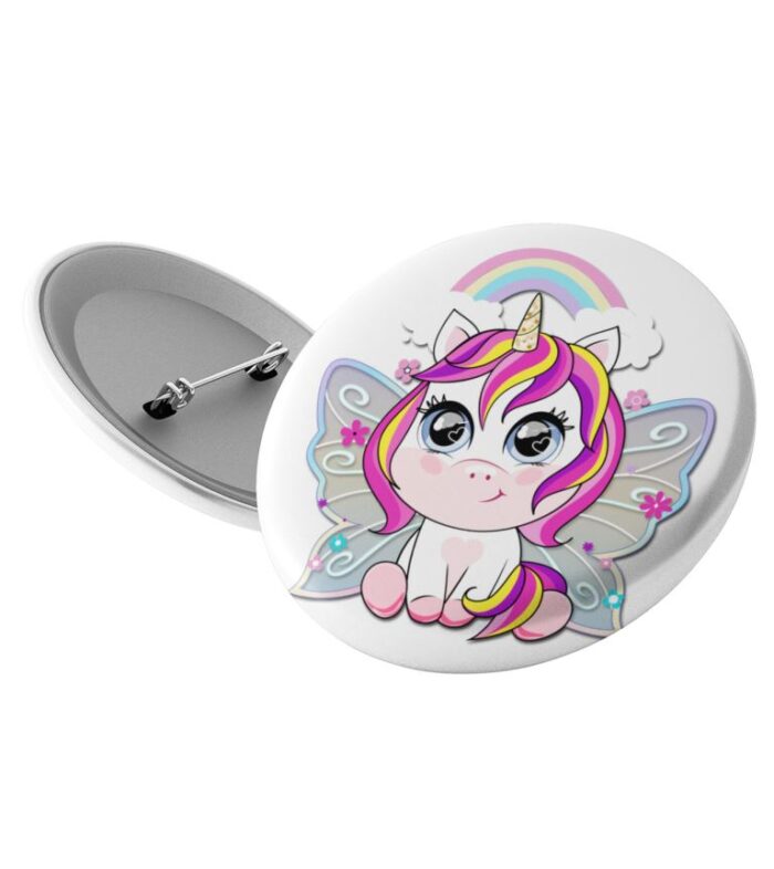 unicorn party badges
