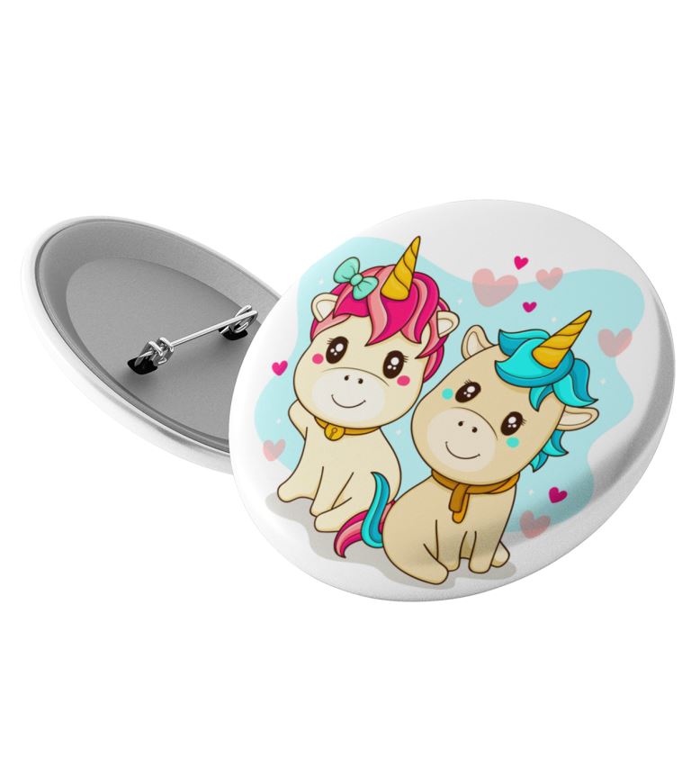 unicorn theme badge pin gifts brooch