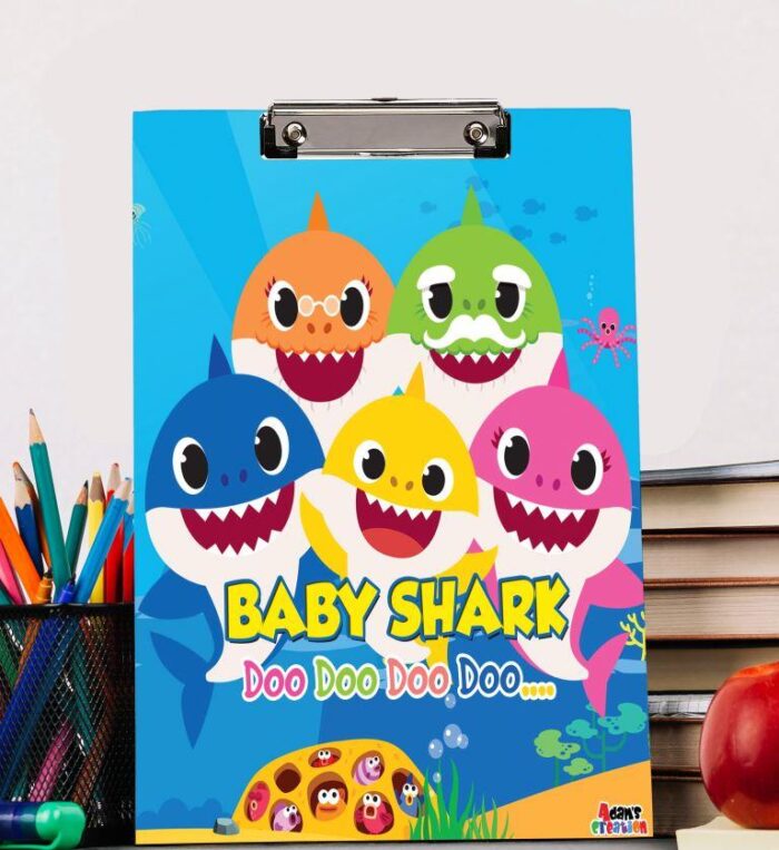 baby shark theme board clip boards exam board