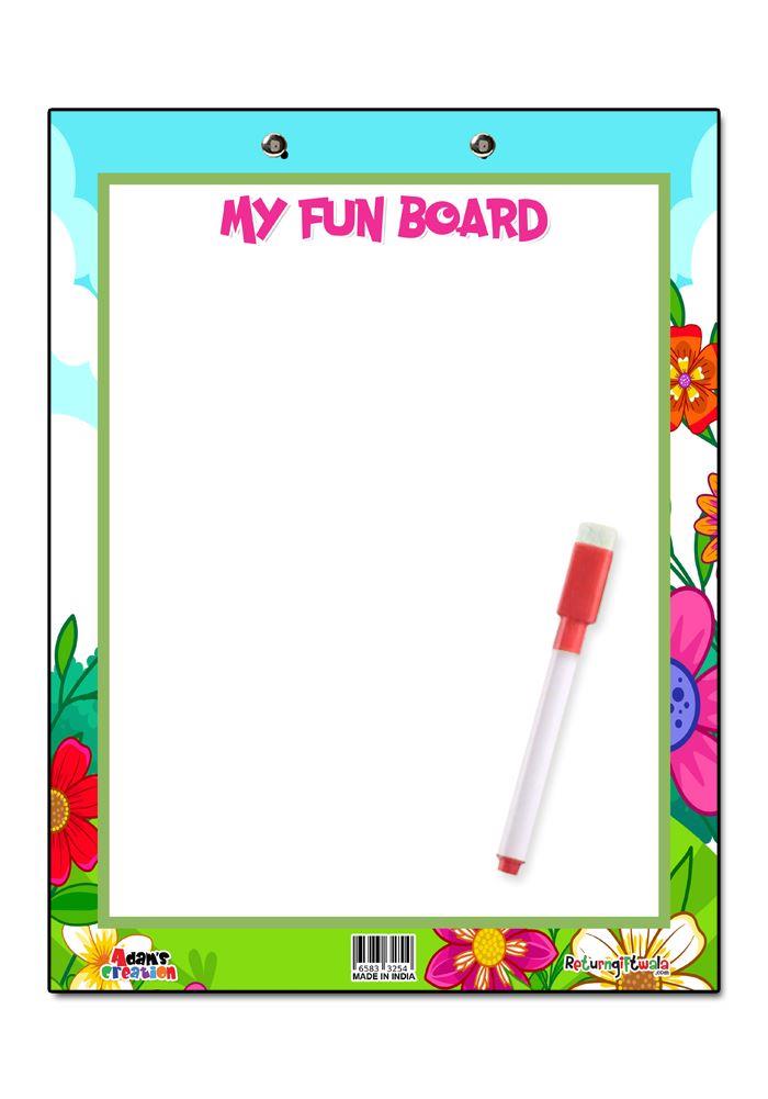 flower white board back