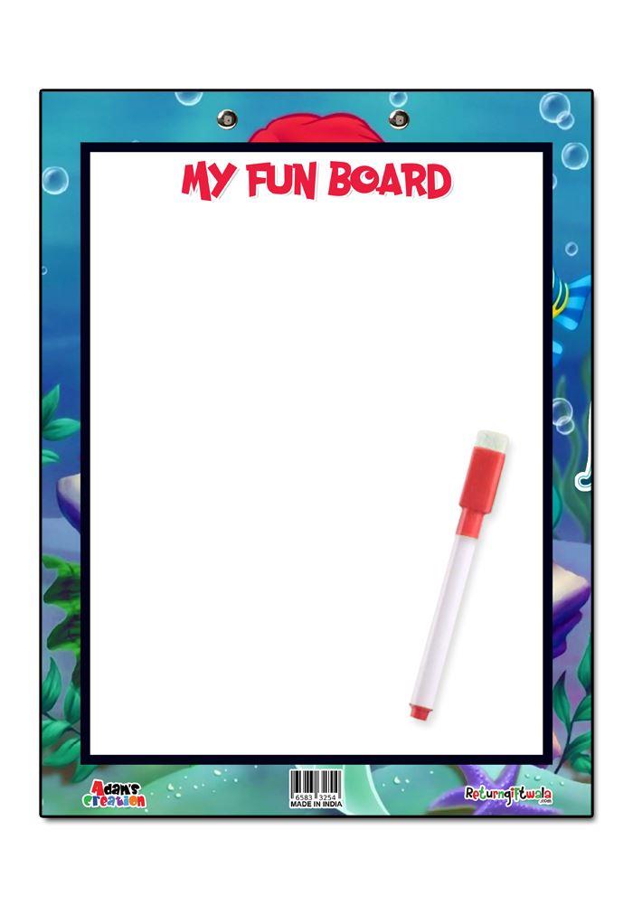 mermaid theme whiteboard