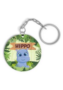 hippo keyring
