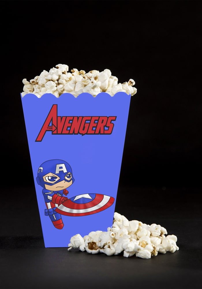 Avengers Theme Popcorn Holder