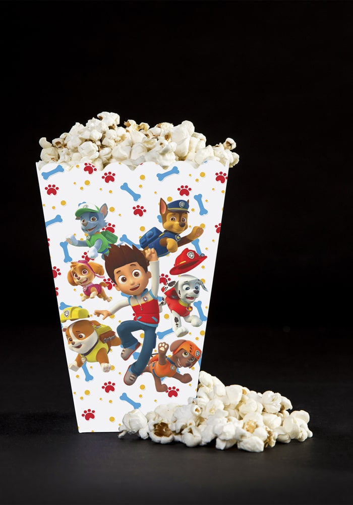 Paw Patrol Theme Popcorn Holder