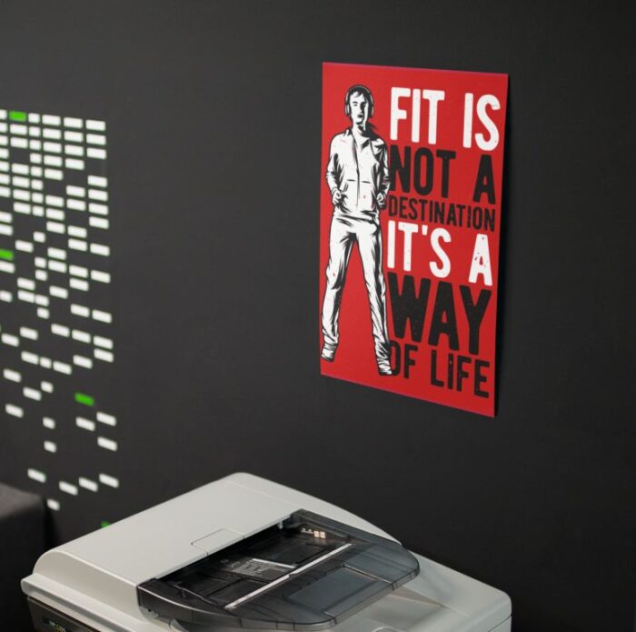 Fitness Freak Wall Poster Art