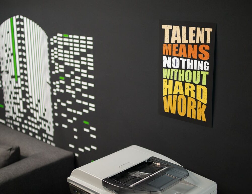 wall poster motivational sticker room decor gym restaurant office