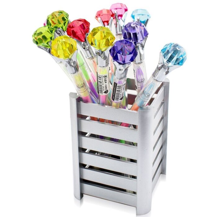 diamond shape colorful pen for return gifts for kids