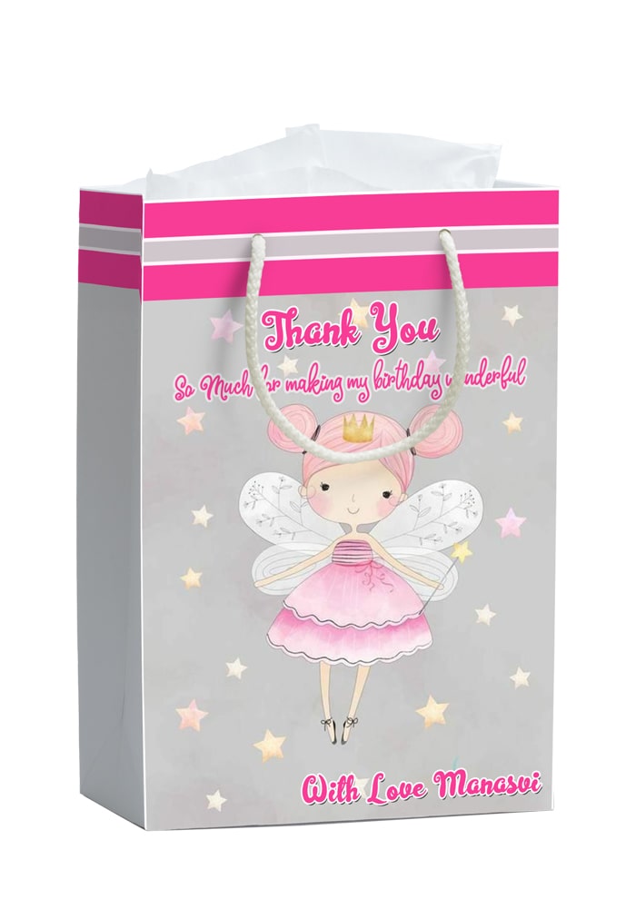 Fairy Theme Pastel Color Paper bags