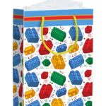 Blocks or Lego Theme Paper Gift Bags
