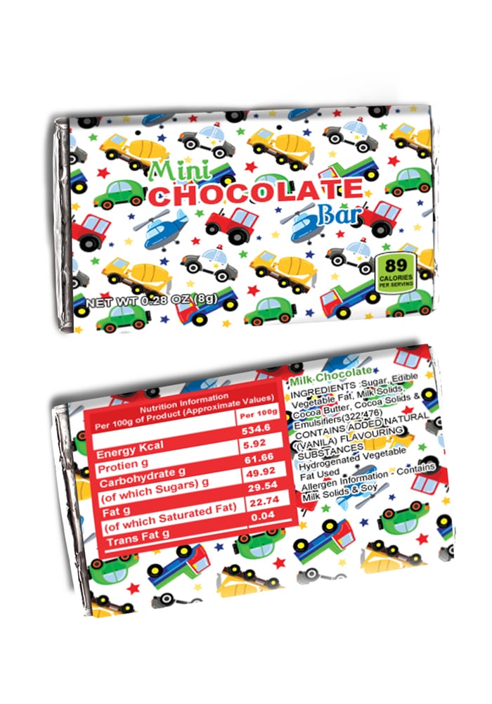 Cars theme base chocolates for birthday