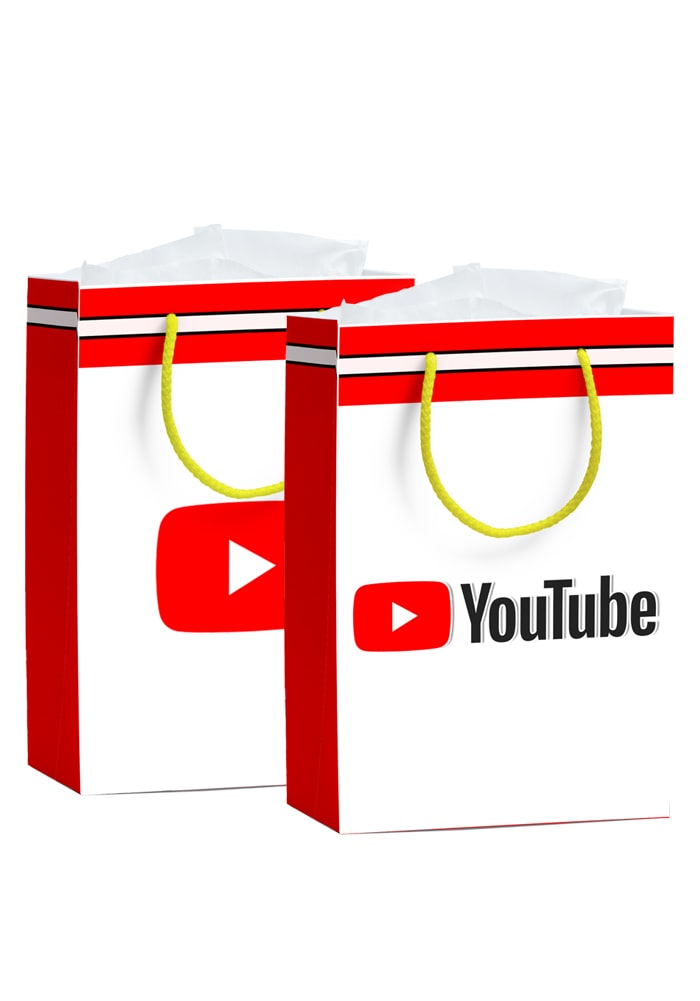 Youtube Theme Paper bags
