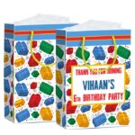 Blocks or Lego Theme Paper Gift Bags
